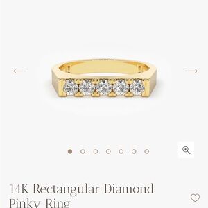 14K Gold Diamond Band Ring